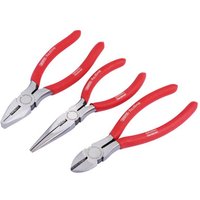 Draper 160MM Pliers Set with Pvc Dipped Handles (3 Piece) - RL-PSET
