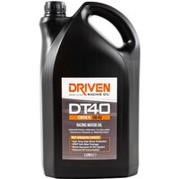 Driven Racing Oil DT40 Synthetic 5W40 Engine Oil - 5 Litre