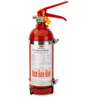 FEV 1.75 Litre F-TEC Foam Hand Held Fire Extinguisher - Colour: Gloss Red, Mount Type: Steel Wire Bracket With 2 x Straps