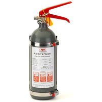 FEV 1.75 Litre F-TEC Foam Hand Held Fire Extinguisher - Colour: Matt Grey, Mount Type: Steel Cradle With 2 x Straps