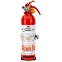 FEV 0.9 Litre F-TEC Foam Hand Held Fire Extinguisher - Colour: Gloss Red, Mount Type: Steel Wire Bracket With Strap
