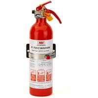 FEV 0.9 Litre F-TEC Foam Hand Held Fire Extinguisher - Colour: Gloss Red, Mount Type: Steel Cradle With Strap