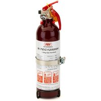 FEV 1.25Kg N-TEC Gas Hand Held Fire Extinguisher - Colour: Rally Red, Mount Type: Steel Wire Bracket With Strap