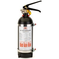 N-TEC Gas Hand Held Fire Extinguisher - Colour: Matt , Mount Type: Steel Wire Bracket With 2 x Straps