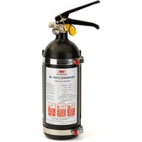 FEV 2.5Kg N-TEC Gas Hand Held Fire Extinguisher - Colour: Matt Black, Mount Type: Steel Cradle With 2 x Straps