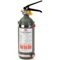 FEV 2.5Kg N-TEC Gas Hand Held Fire Extinguisher - Colour: Matt Grey, Mount Type: Steel Cradle With 2 x Straps