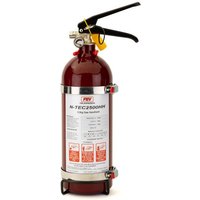 FEV 2.5Kg N-TEC Gas Hand Held Fire Extinguisher - Colour: Rally Red, Mount Type: Steel Wire Bracket With 2 x Straps