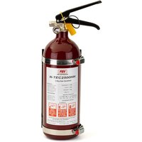 FEV 2.5Kg N-TEC Gas Hand Held Fire Extinguisher - Colour: Rally Red, Mount Type: Steel Cradle With 2 x Straps