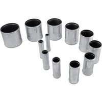 Forge Alloy Hose Joiner 75mm Length - 32mm O/D, Silver