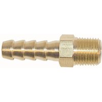 Sytec Straight Union NPT - Push On - 1/8 NPT - 6mm Bore Pipe, Gold