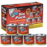 POR15 Rust Preventive Paint - 6 x 113ml, Black