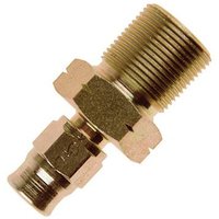 Goodridge Female Convex Seat Bulkhead Fitting - For -3 Hose M10 x 1 Thread With Threaded Body In Zinc Plated Steel, Silver