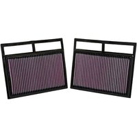 K&N Filters Performance Replacement Element - 2 x Unique Panels - LxWxH - 248x210x29mm