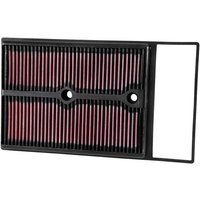 K&N Filters Performance Replacement Element - Unique Panel - LxWxH - 370x211x44mm