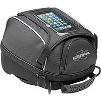 Kappa Thermoformed TANKLOCK Motorcycle Tank Bag - 5ltr - Black, Black