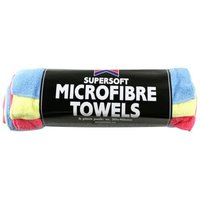 Kent Car Care Super Soft Microfibre Towel Pack - 6