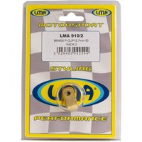 LMA Brass P-Clip - 25.4mm, Pack of 2, Gold