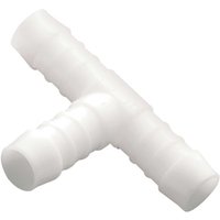 LMA Acetyl Nylon T Piece - Suits 3mm Bore Hose, White