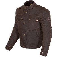 Barton II Wax Textile Motorcycle Jacket - - Olive,