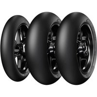 Metzeler Racetec TD Slick Motorcycle Triple Tyre Package - 120/70 R17 NHS TL - 180/60 R17 NHS TL x 2