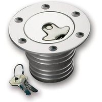 Mocal Small Diameter Flush Fit Fuel Filler Caps - 2 Inch Diameter With Funnel Locking