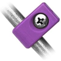 T Clamp Hose Support Single T Clip - Purple, 11/16 Inch, Purple