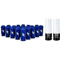 Mishimoto Aluminium 20 Piece Locking Lug Nut Set - M12x1.25mm - Blue, Blue