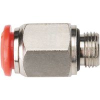 OMP Straight Connector For Fire Extinguishers - 1/8 Inch BSP, 8mm