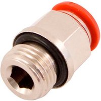 OMP Straight Connector For Fire Extinguishers - 1/4 Inch BSP, 8mm