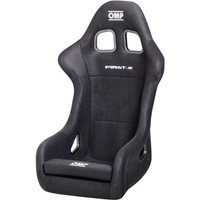OMP First R Fibreglass Seat - Black, Black