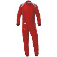 OMP One-S Air Race Suit - Red / White, 48