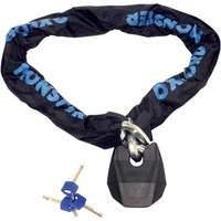 Oxford Monster XL Ultra Strong Chain And Padlock - 2.0m, Black