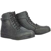 Oxford Kickback Waterproof Urban Motorcycle Boots - UK 6.5 / Eur 40 - Black, Black