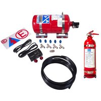SPA Design Fire Fighter Electrical Fire Extinguisher 4.0 & 2.4Ltr Rally Package