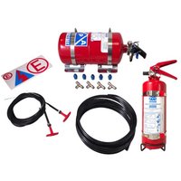 SPA Design Fire Fighter Mechanical Fire Extinguisher 4.0ltr/2.0kg Rally Package