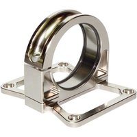 Protec Fuel Systems Billet Aluminium Mount For Fuel Pump / Filter - Twin Bracket With Frame - Dual 60mm ID