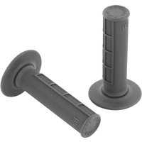 Renthal Single Compound MX Grips - Diamond Waffle - Firm, Grey