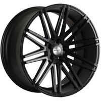 Riviera RV120 Alloy Wheels In Black Matt Set Of 4 - 22x10.5 Inch ET20 5x100 PCD, Black