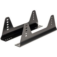 Race Safety Accessories Steel Seat Side Mounts - Black