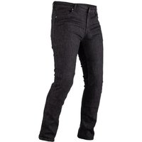 RST Reinforced Tapered-Fit Denim Motorcycle Jeans - UK 34, Regular, Black / Denim, Black