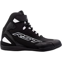 RST 3053 Sabre Motorcycle Boots - UK 7 / Eur 41 - Black / White, Black/white