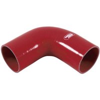 Samco Xtreme 90 Degree Reinforced Silicone Hose Elbow - 80mm Red, Red
