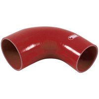 Samco Xtreme Reinforced Silicone 90 Degree Hose Reducing Elbow - 102mm to 76mm Red, Red
