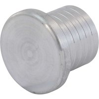 Samco Alloy Hose Blanking Plug - 34mm, Silver