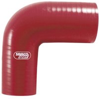 Samco Air & Water 90 Degree Silicone Hose Reducing Elbow - 51mm to 38mm Red, Red