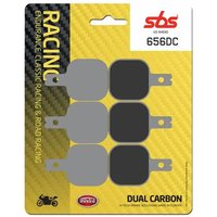 SBS DC Dual Carbon Motorcycle Race Harrison / Billet & ISR Caliper Brake Pads