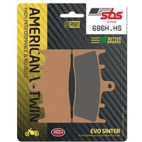 SBS H.HS Evo Sinter Motorcycle Jaybrake Caliper Brake Pads