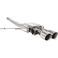 "Scorpion Non-Resonated 3" GPF Back Exhaust System - Valved" - 2x Round Daytona Polished Tailpipes