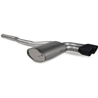 "Scorpion Non-Resonated 2.75" GPF Back Exhaust System" - 2x Round Daytona Ceramic Tailpipes