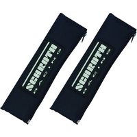 Schroth 3 Inch Nomex Harness Pads - Black Silver, Black